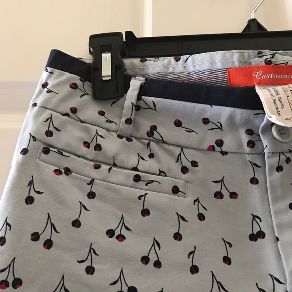 EUC ANTHROPOLOGIE CARTONNIER CHERRY PRINT PANTS 🍒 - Picture 5 of 8